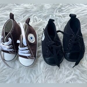 Baby conversé shoes Black and Brown Sneakers